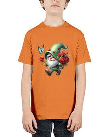 gnome with butterfly 24# - gnome - Youth Tee Unisex