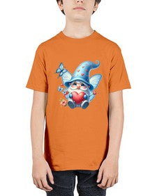 gnome with butterfly 28# - gnome - Youth Tee Unisex