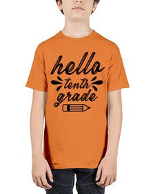 hello tenth grade 338# - tenth grade - Youth Tee Unisex