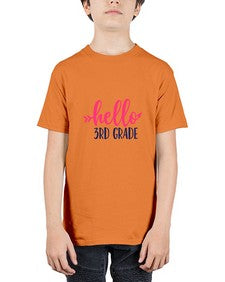 hello third grade 341# - third grade - Youth Tee Unisex