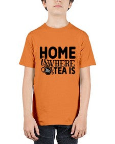 home is where the tea is 1055# - tea - Youth Tee Unisex