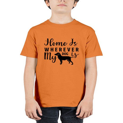 home is wherever my dog is 154# - dogs - Youth Tee Unisex