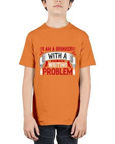 i am a drinker with a writing problem 197# - drinking - Youth Tee Unisex