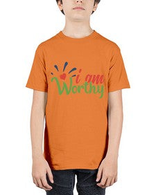 i am worthy Style 97# - motivation - Youth Tee Unisex