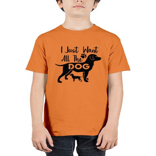 i just want all the dog 162# - dogs - Youth Tee Unisex