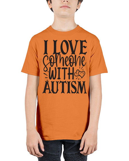 i love someone with autism 665# - autism - Youth Tee Unisex