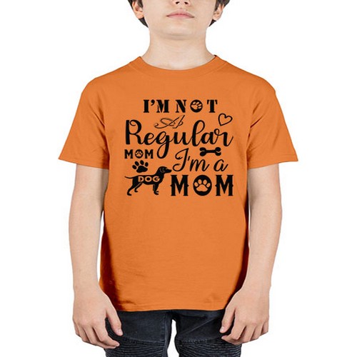 i m not a regular mom i m a dog mom 191# - dogs - Youth Tee Unisex
