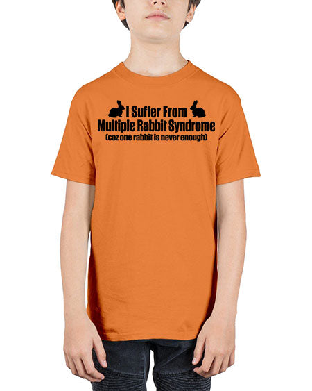i suffer from mulitple rabbit syndrome - rabbit - Youth Tee Unisex