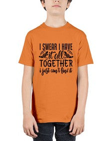 i swear i have it all together i just cant find it 39# - sarcastic - Youth Tee Unisex