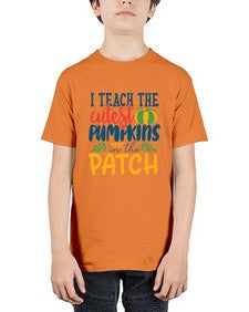 i teach the cutest pumpkins in the patch Style 209# - teacher - Youth Tee Unisex