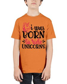 i was born to ride unicorn 196# - unicorn - Youth Tee Unisex