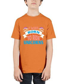 i was born to ride unicorns 197# - unicorn - Youth Tee Unisex