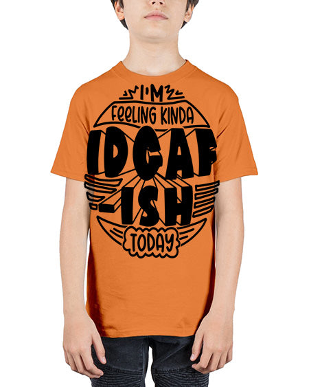 im feeling kinda idgafish today 10# - shark-fish - Youth Tee Unisex