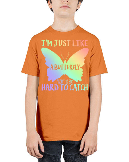 im just like a butterfly pretty to see - butterfly - Youth Tee Unisex
