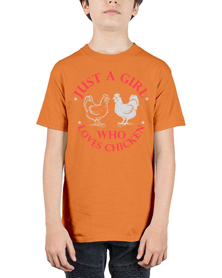 just a girl who loves chicken Style 3# - chicken - Youth Tee Unisex