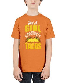 just a girl who loves tacos 1254# - tacos - Youth Tee Unisex