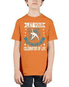 let your practice be a celebration of life  404# - yoga - Youth Tee Unisex