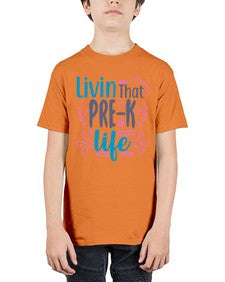 livin that pre k life 498# - prek headstart - Youth Tee Unisex