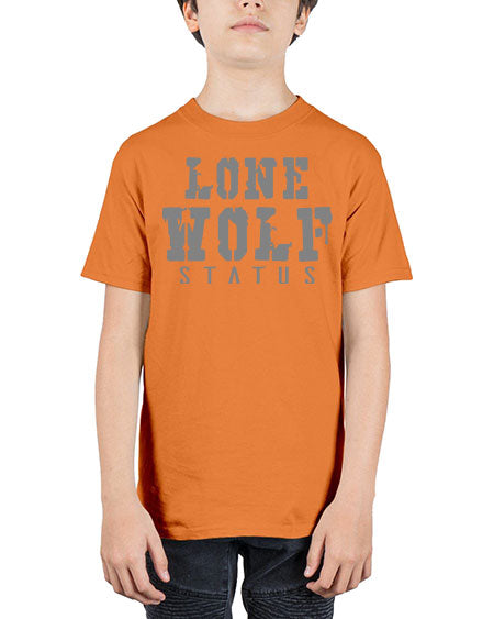 lone wolf status - wolf - Youth Tee Unisex