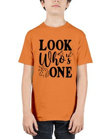 look whos one 262# - unicorn - Youth Tee Unisex