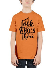look whos three 265# - unicorn - Youth Tee Unisex
