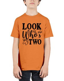 look whos two 267# - unicorn - Youth Tee Unisex
