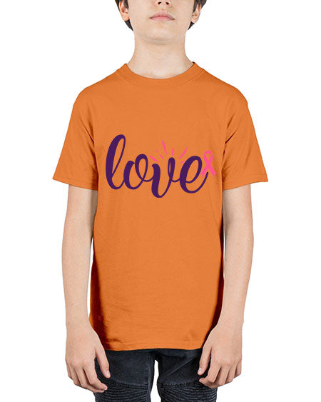 love Style 7# - breast cancer - Youth Tee Unisex
