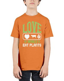 love animals eat plants 321# - vegan - Youth Tee Unisex