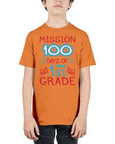 mission one hundred days of first grade 533# - first grade - Youth Tee Unisex