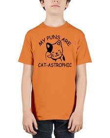 my puns are catAstrophic - cats - Youth Tee Unisex