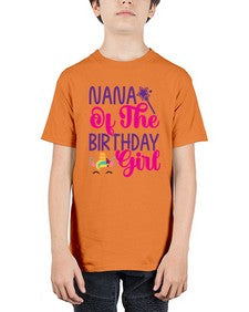 nana of the birthday girl 328# - unicorn - Youth Tee Unisex