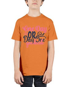 one day or day one you decide Style 80# - motivation - Youth Tee Unisex