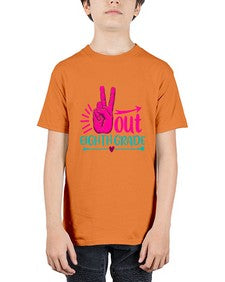 out eight grade 606# - eighth grade - Youth Tee Unisex