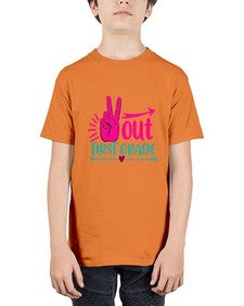 out first grade 607# - first grade - Youth Tee Unisex