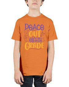 peace out eighth grade 616# - eighth grade - Youth Tee Unisex