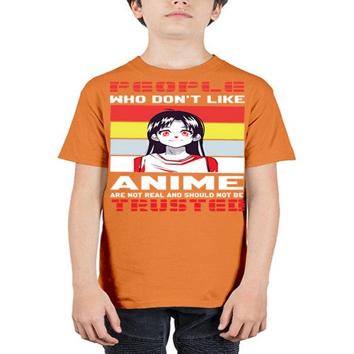 people who dont like anime are not to be trusted273# - anime - Youth Tee Unisex