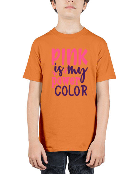 pink is my power color Style 5# - breast cancer - Youth Tee Unisex