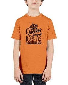 queens are born as Aquarius 388# - aquarius - Youth Tee Unisex