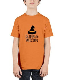 quit your witchin 30# - witch - Youth Tee Unisex