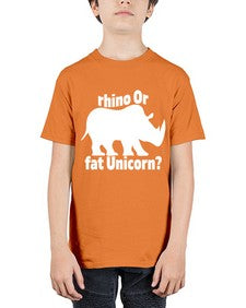 rhino or fat unicorn 376# - unicorn - Youth Tee Unisex