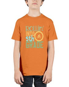 rollin into fifth grade 775# - fifth grade - Youth Tee Unisex