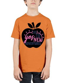 say yes to new adventures Style 75# - motivation - Youth Tee Unisex