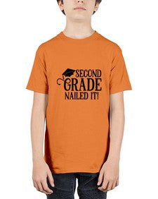 second grade nailed it 829# - second grade - Youth Tee Unisex