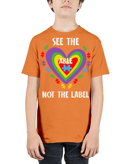 see the able not the 115# - autism - Youth Tee Unisex