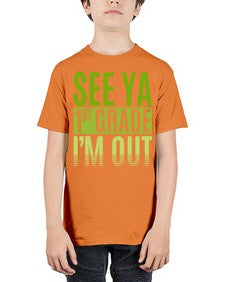 see ya first grade im out 841# - first grade - Youth Tee Unisex