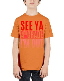 see ya fourth grade im out 842# - fourth grade - Youth Tee Unisex