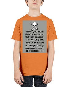 skull 1047# - skull and bones - Youth Tee Unisex