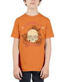 skullrose 1070# - skull and bones - Youth Tee Unisex