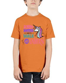 sorry i cant i have to walk my unicorn 407# - unicorn - Youth Tee Unisex