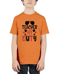 teacher off duty Style 378# - teacher - Youth Tee Unisex